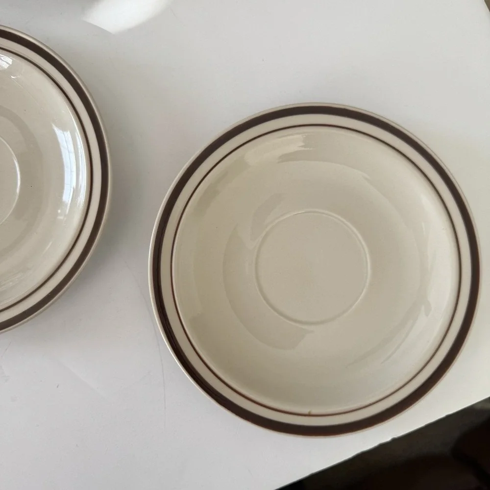 Kasuga Vintage Fuji Stone Winter Wheat Set of 7 Bread Plates 6.5